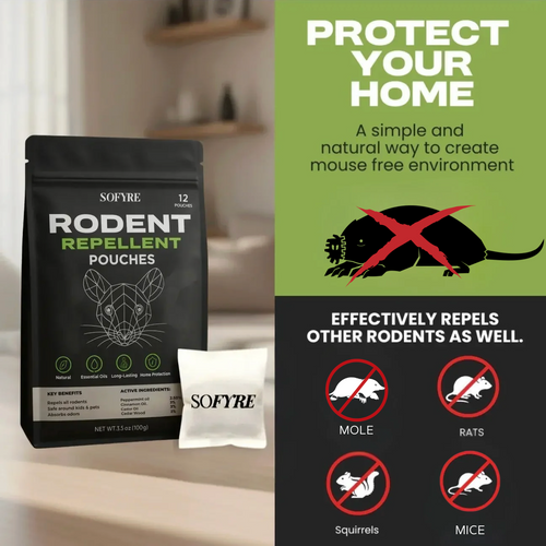 RodenGuard - Natural Rodent Repellent Pouches
